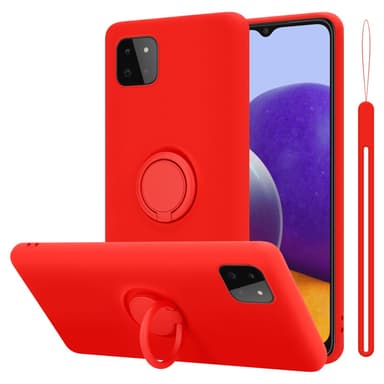 Skal Samsung Galaxy A22 5G Fodral Case (Röd)