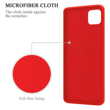 Skal Samsung Galaxy A22 5G Fodral Case (Röd)
