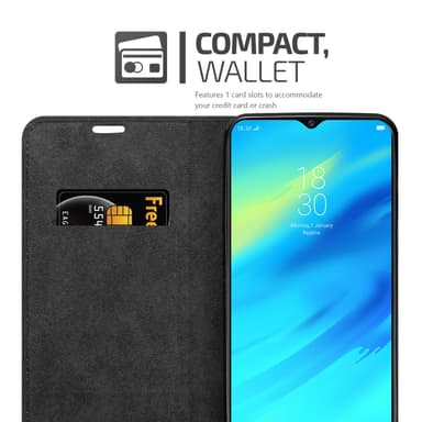 Realme 7 PRO Skal Fodral Case (Brun)
