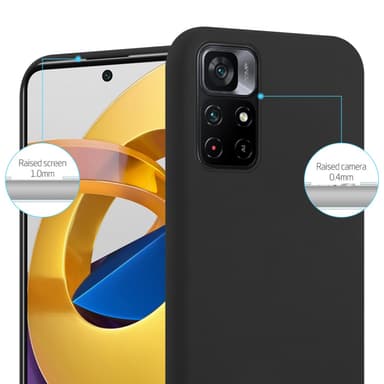 Skal Xiaomi POCO M4 PRO 5G Fodral Case (Svart)