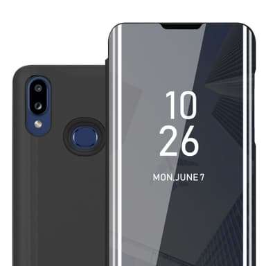 Samsung Galaxy A10s / M01s Plånboksfodral Skal (Svart)