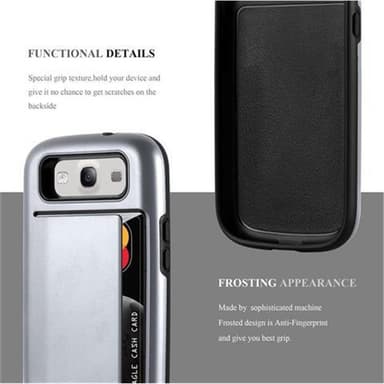 Samsung Galaxy S3 / S3 NEO Skal Fodral Case (Silver)