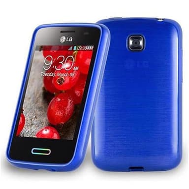 LG L3 II (2. SIM) Skal Fodral Case (Blå)