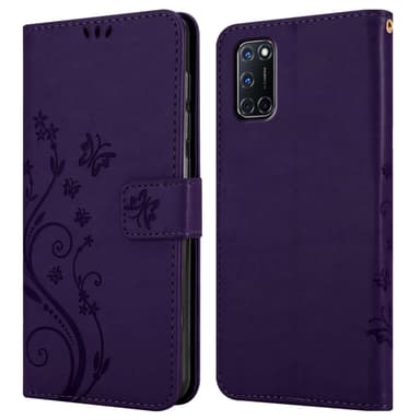 Oppo A72 Plånboksfodral Skal (Lila)