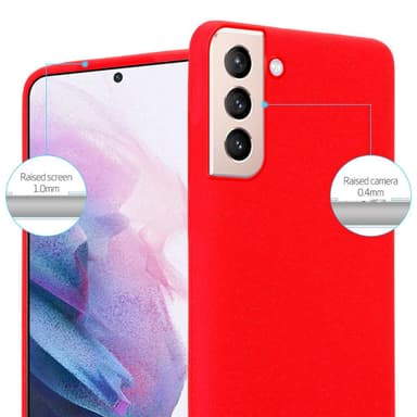 Skal Samsung Galaxy S21 PLUS Fodral Case (Röd)