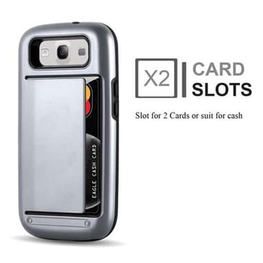 Samsung Galaxy S3 / S3 NEO Skal Fodral Case (Silver)