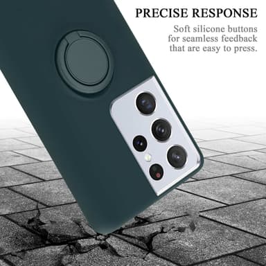 Skal Samsung Galaxy S22 ULTRA Fodral Case (Grön)