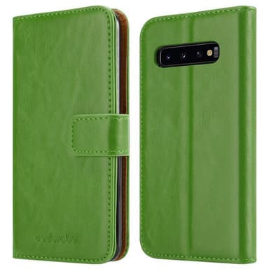 Samsung Galaxy S10 4G Plånboksfodral Skal (Grön)