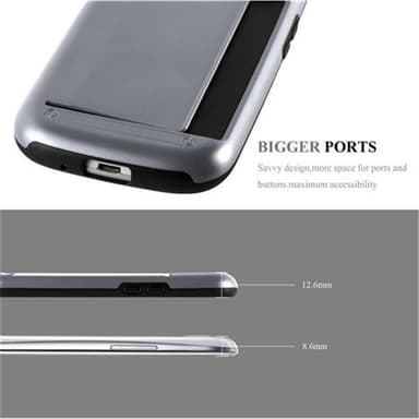 Samsung Galaxy S3 / S3 NEO Skal Fodral Case (Silver)