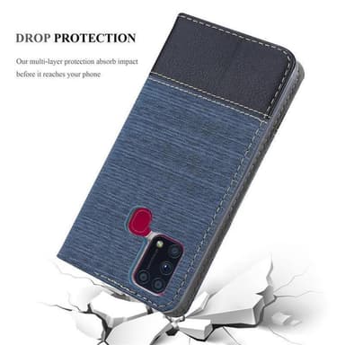 Samsung Galaxy M31 Plånboksfodral Skal (Blå)