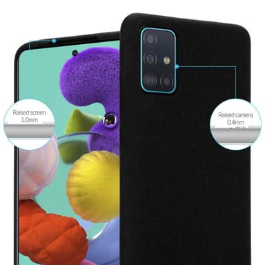 Skal Samsung Galaxy A51 4G / M40s Fodral Case (Svart)