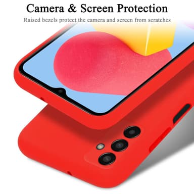 Samsung Galaxy M13 4G Skal Fodral Case (Röd)