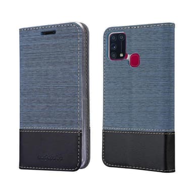 Samsung Galaxy M31 Plånboksfodral Skal (Blå)