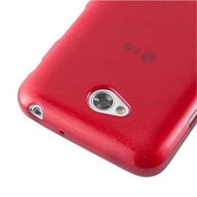 LG L70 (1. SIM) Skal Fodral Case (Röd)