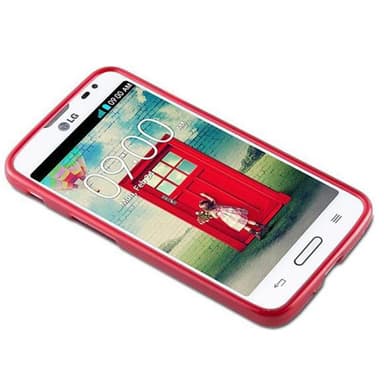 LG L70 (1. SIM) Skal Fodral Case (Röd)