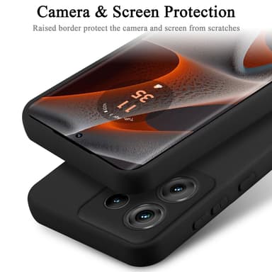 Motorola Edge 50 Pro Skal Fodral Case (Svart)