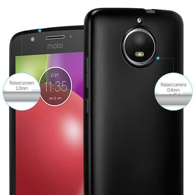 Skal Motorola MOTO E4 Fodral Case (Svart)