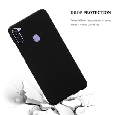 Skal Samsung Galaxy A11 / M11 Fodral Case (Svart)