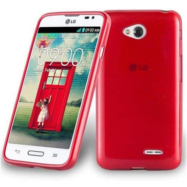 LG L70 (1. SIM) Skal Fodral Case (Röd)