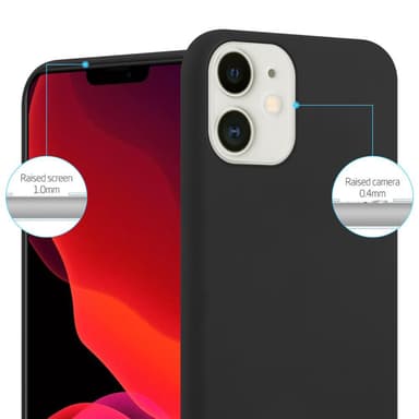 Skal iPhone 12 MINI Fodral Case (Svart)