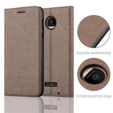 Motorola MOTO Z FORCE Skal Fodral Case (Brun)