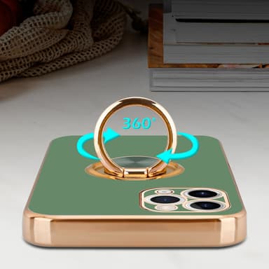 iPhone 11 PRO MAX Skal Fodral Case (Grön)