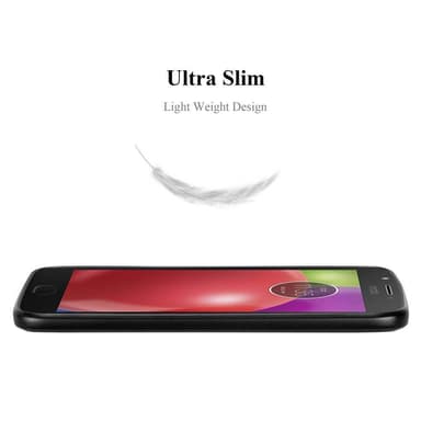 Skal Motorola MOTO E4 Fodral Case (Svart)