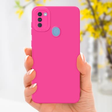 Samsung Galaxy A11 / M11 Skal Fodral Case (Rosa)
