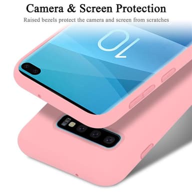 Samsung Galaxy S10 PLUS Skal Fodral Case (Rosa)
