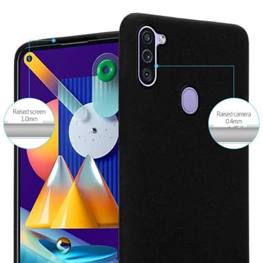 Skal Samsung Galaxy A11 / M11 Fodral Case (Svart)