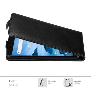 Nokia 6.1 Flipfodral Skal (Svart)