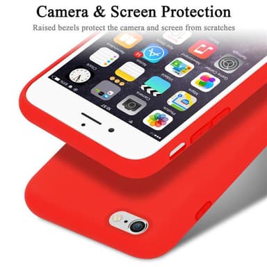 iPhone 6 / 6S Skal Fodral Case (Röd)