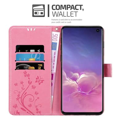 Samsung Galaxy S10 5G Plånboksfodral Skal (Rosa)