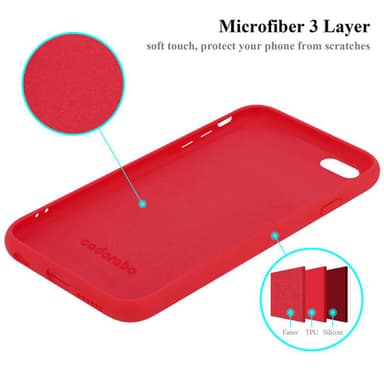 iPhone 6 / 6S Skal Fodral Case (Röd)