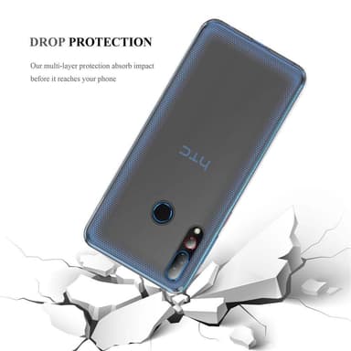 HTC Desire 19 PLUS Skal Fodral Case (Transparent)