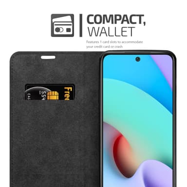 Xiaomi RedMi 10 Skal Fodral Case (Brun)