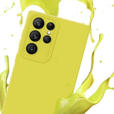 Samsung Galaxy S22 ULTRA Skal Fodral Case (Gul)