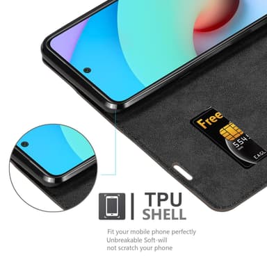 Xiaomi RedMi 10 Skal Fodral Case (Brun)