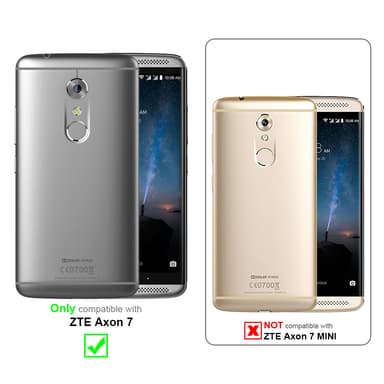 ZTE Axon 7 Flipfodral Skal (Brun)