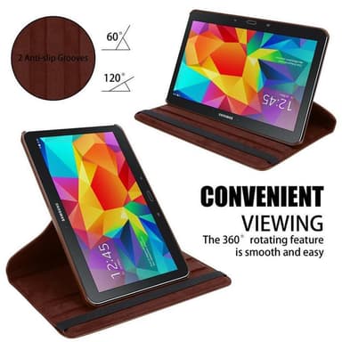 Skal Samsung Galaxy Tab 4 (10.1 tum) Fodral Case (Brun)