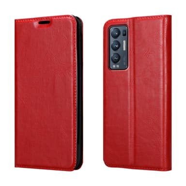Oppo FIND X3 NEO Skal Fodral Case (Röd)