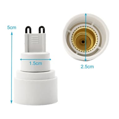 Lampadapter för omformatering 4x Set (E40 till E27)