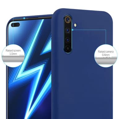 Skal Realme 6 PRO Fodral Case (Blå)