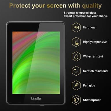 Kindle Paperwhite 2018 (10. Gen.) Skyddsglas Skyddsfilm
