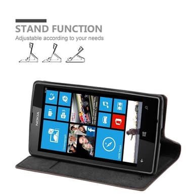 Nokia Lumia 520 / 521 Skal Fodral Case (Brun)