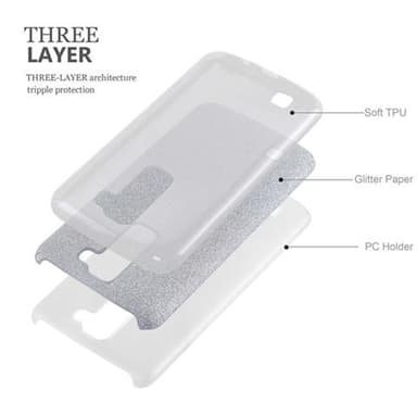 LG K7 2016 Skal Fodral Case (Silver)