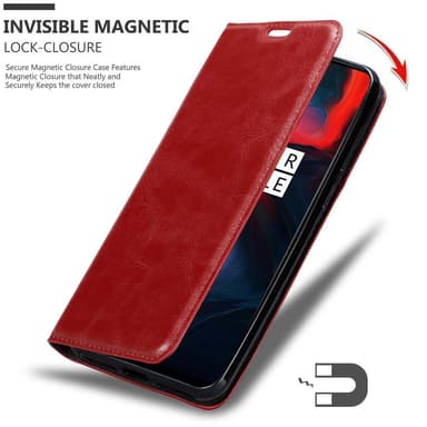 OnePlus 6 Skal Fodral Case (Röd)