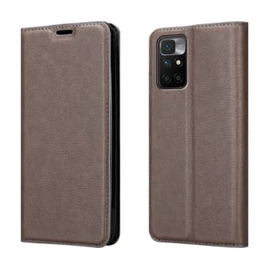 Xiaomi RedMi 10 Skal Fodral Case (Brun)