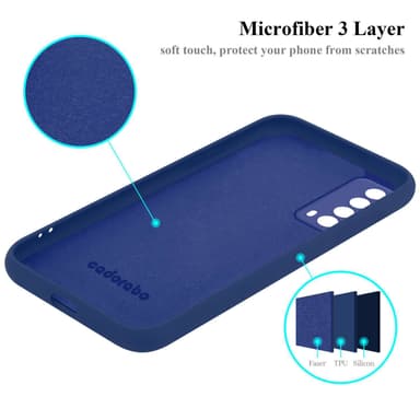 Huawei P SMART 2021 Skal Fodral Case (Blå)