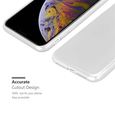 Skal iPhone XS MAX Fodral Case (Silver)